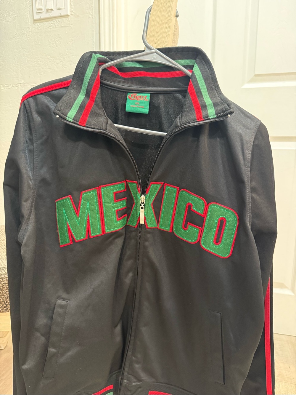 Black Mexico Track Jacket Vintage